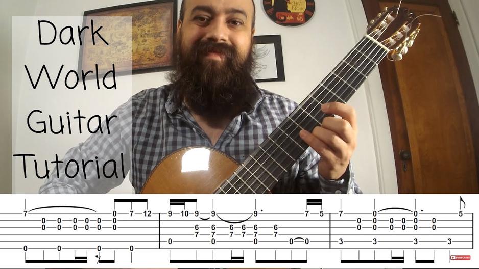 'Video thumbnail for Dark World Guitar | ZELDA Guitar Tutorial (Tabs)'