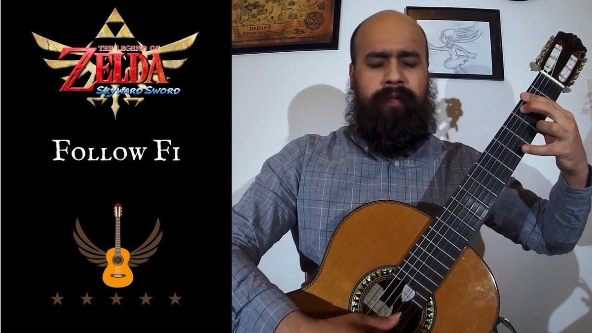 'Video thumbnail for Follow Fi Guitar | Zelda Guitar Cover | Skyward Sword (Tabs)'