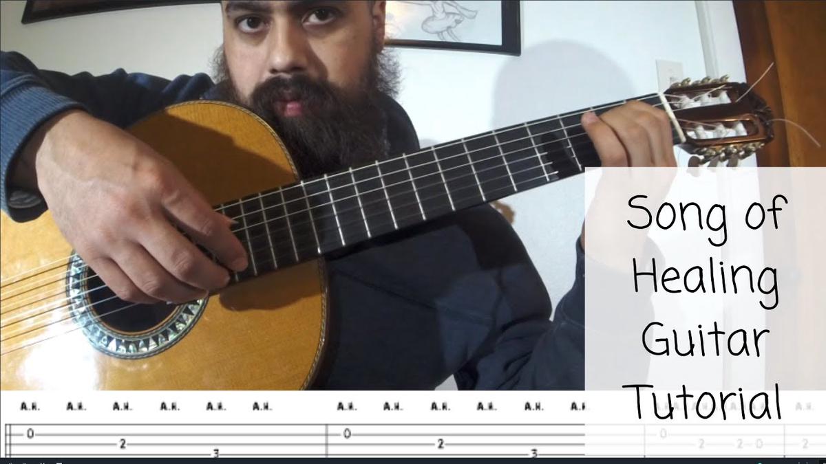 'Video thumbnail for Song Of Healing Guitar | Zelda Guitar Tutorial (Tabs)'