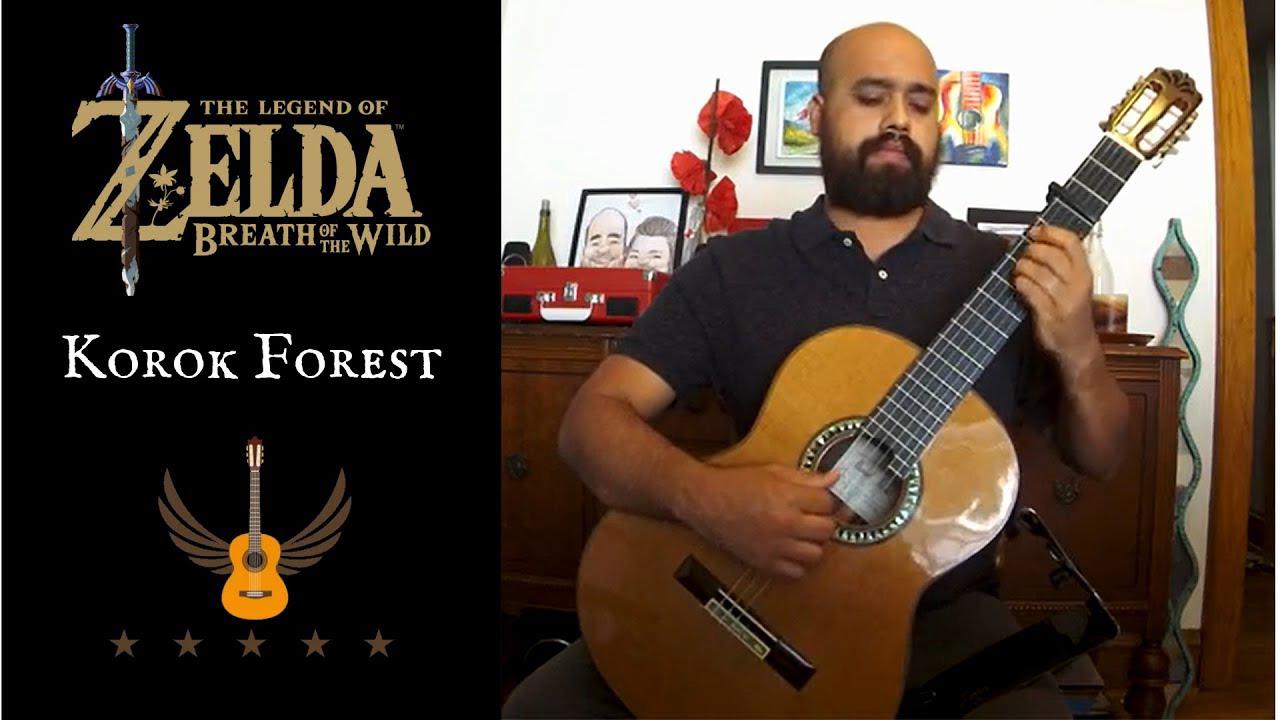 'Video thumbnail for Korok Forest Guitar | Zelda Guitar Cover | BOTW (Tabs)'