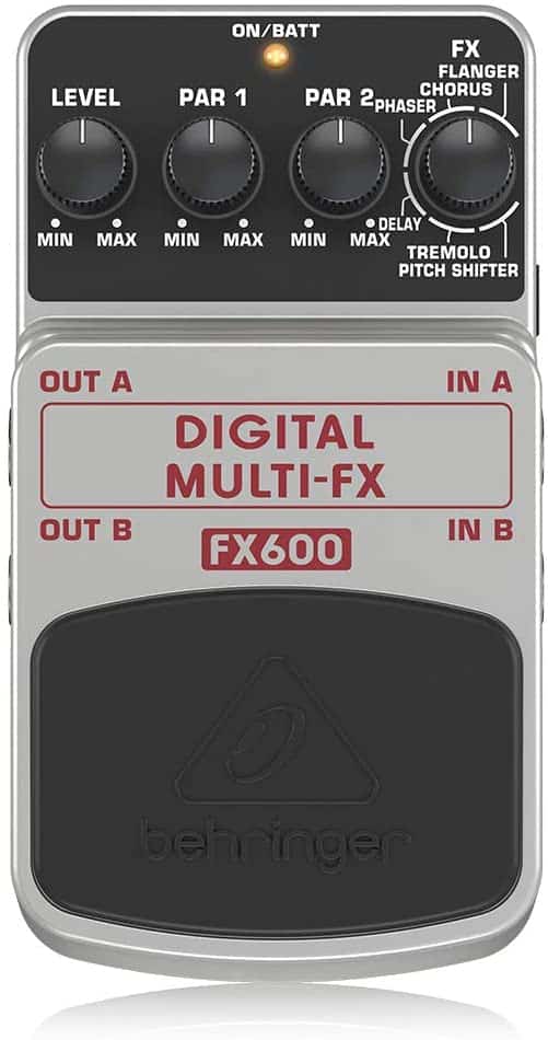 Melhor pedal de efeitos múltiplos: Behringer Digital Multi-fx FX600