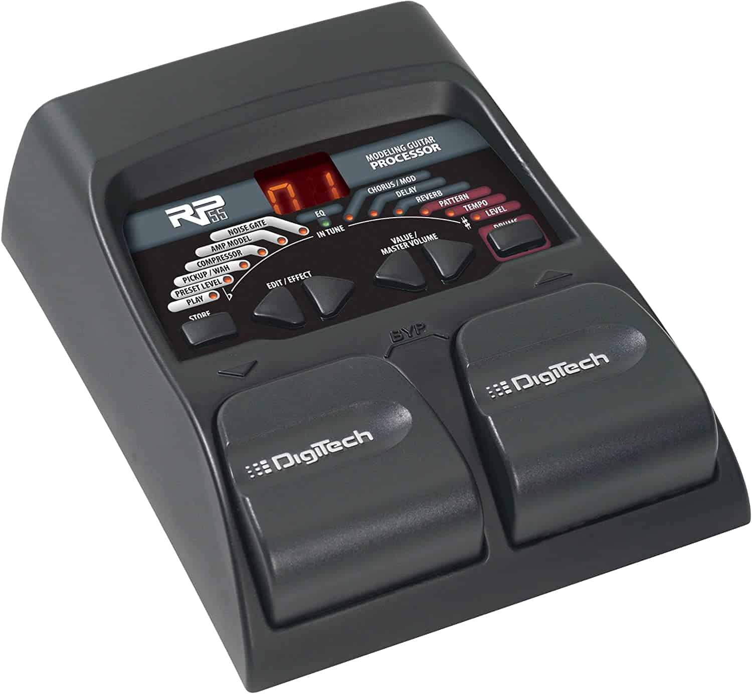 Madaling gamitin: Digi Tech RP55 Guitar Multi-effects Processor