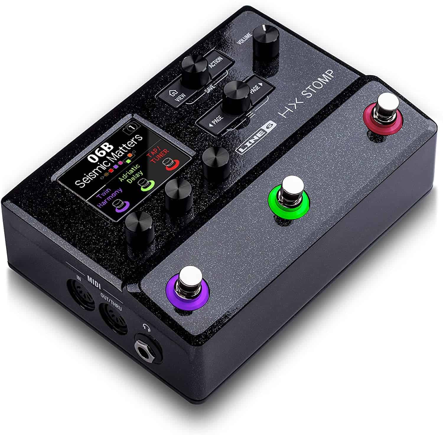 Bedste Stomp Multi Effect: Line 6 HX Stomp