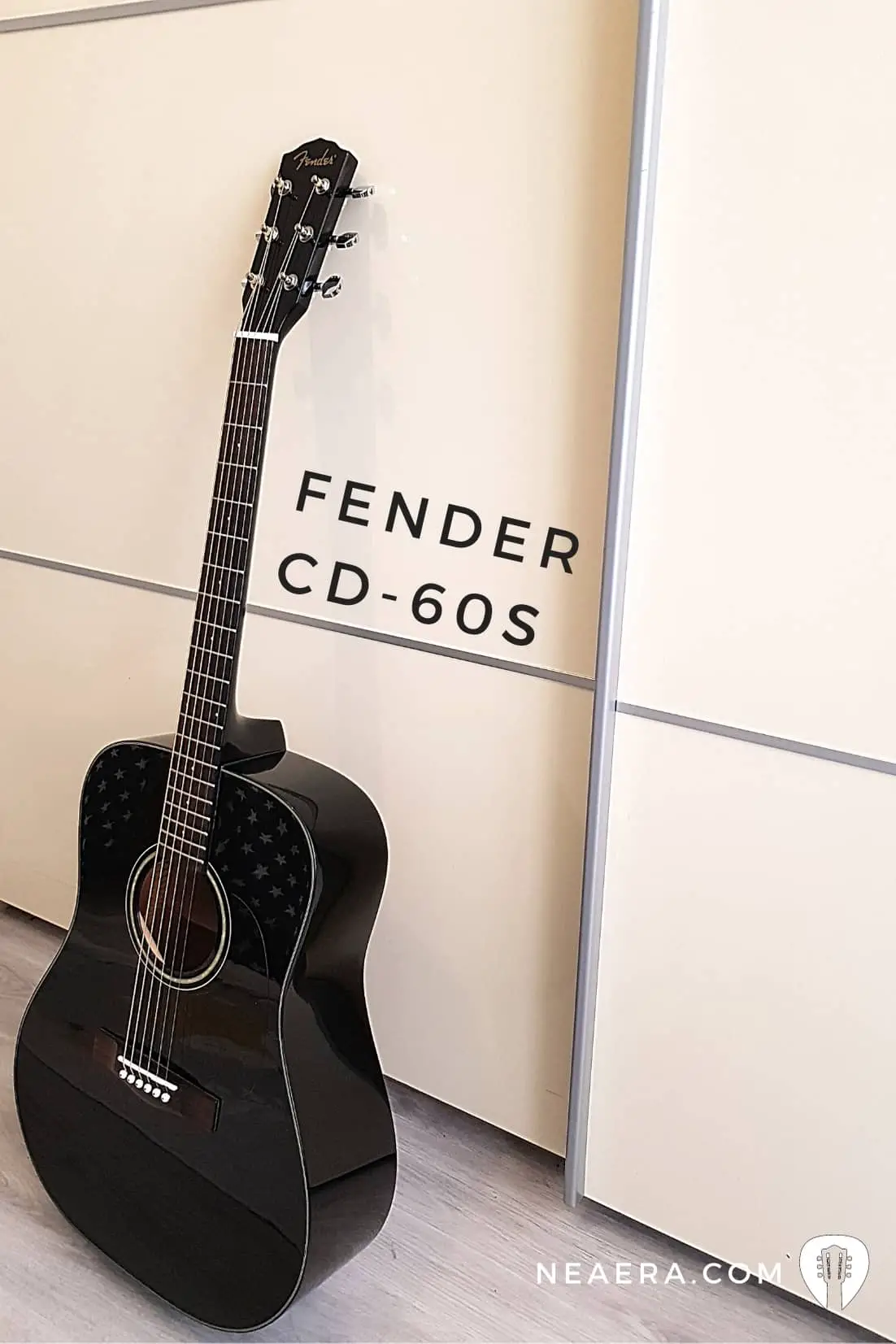 Mellor guitarra acústica barata para principiantes: Fender CD-60S