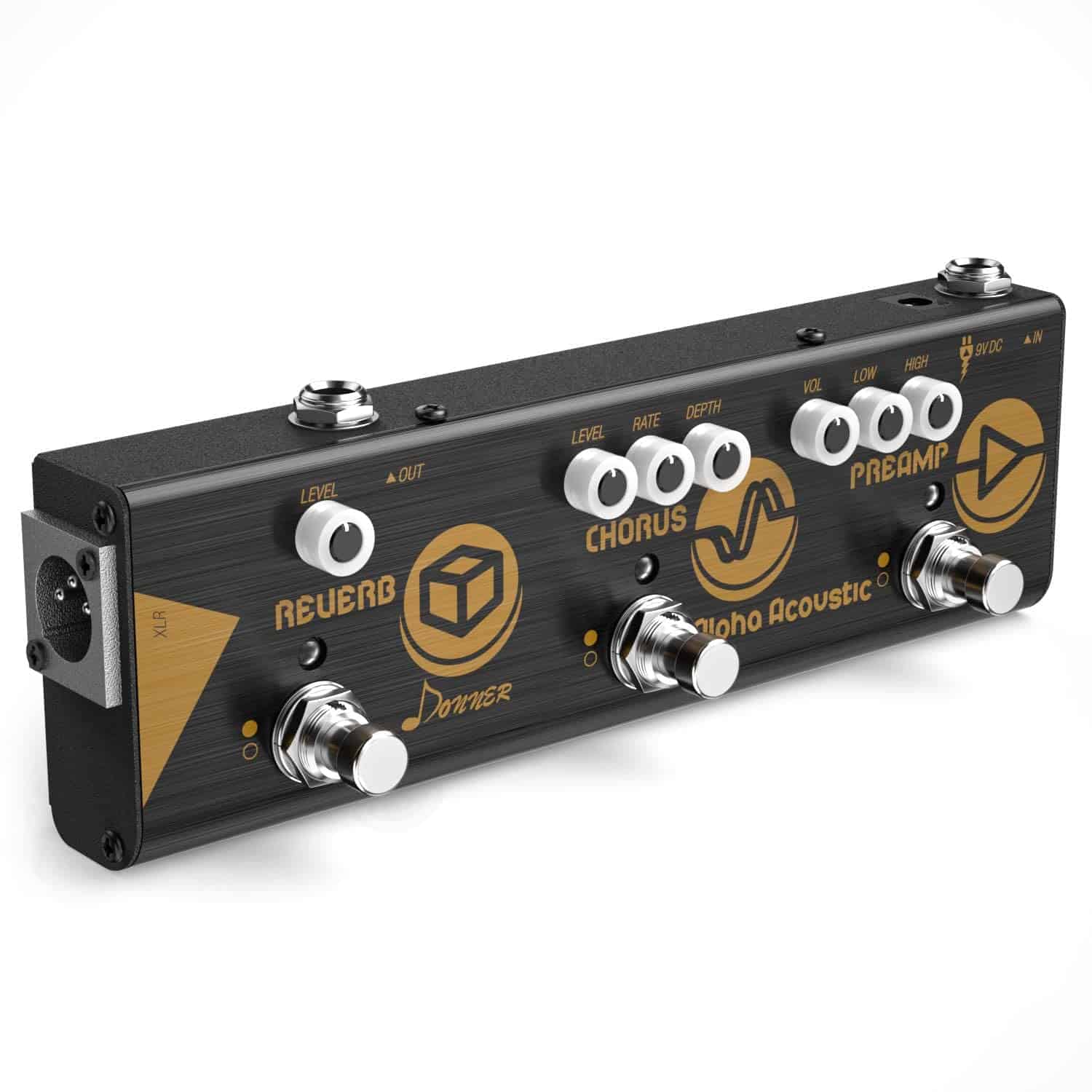 Pinakamahusay na murang badyet na acoustic effect pedal: Donner Alpha