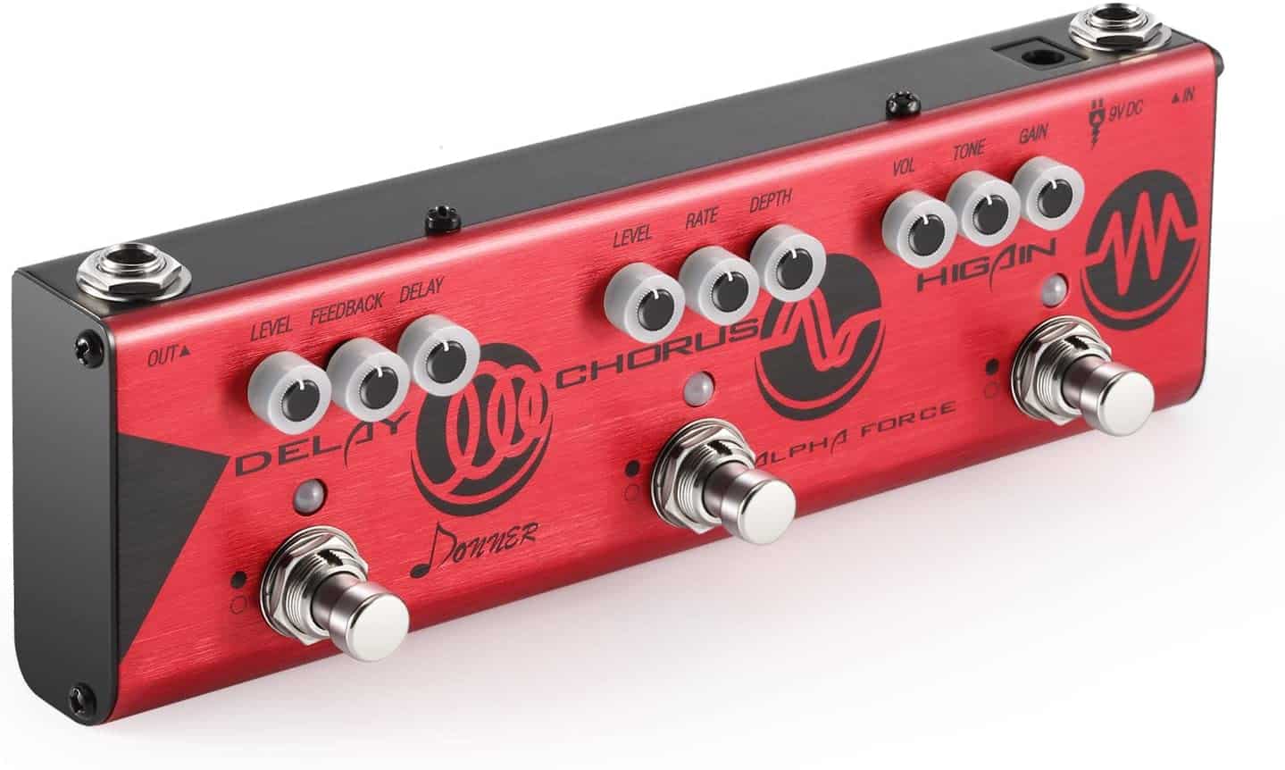 Best heavy-duty casing: Donner Multi Guitar Effect Pedal