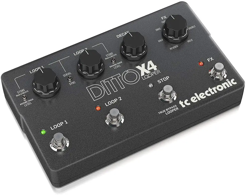 Best value for money: TC Electronic Ditto X4 guitar looper pedal