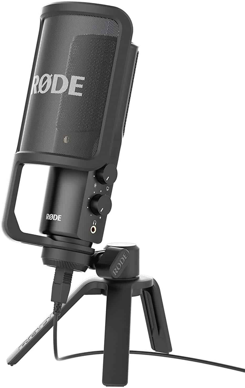 Mikrophone condenser USB tsara indrindra amin'ny ankapobeny: Rode Nt-USB