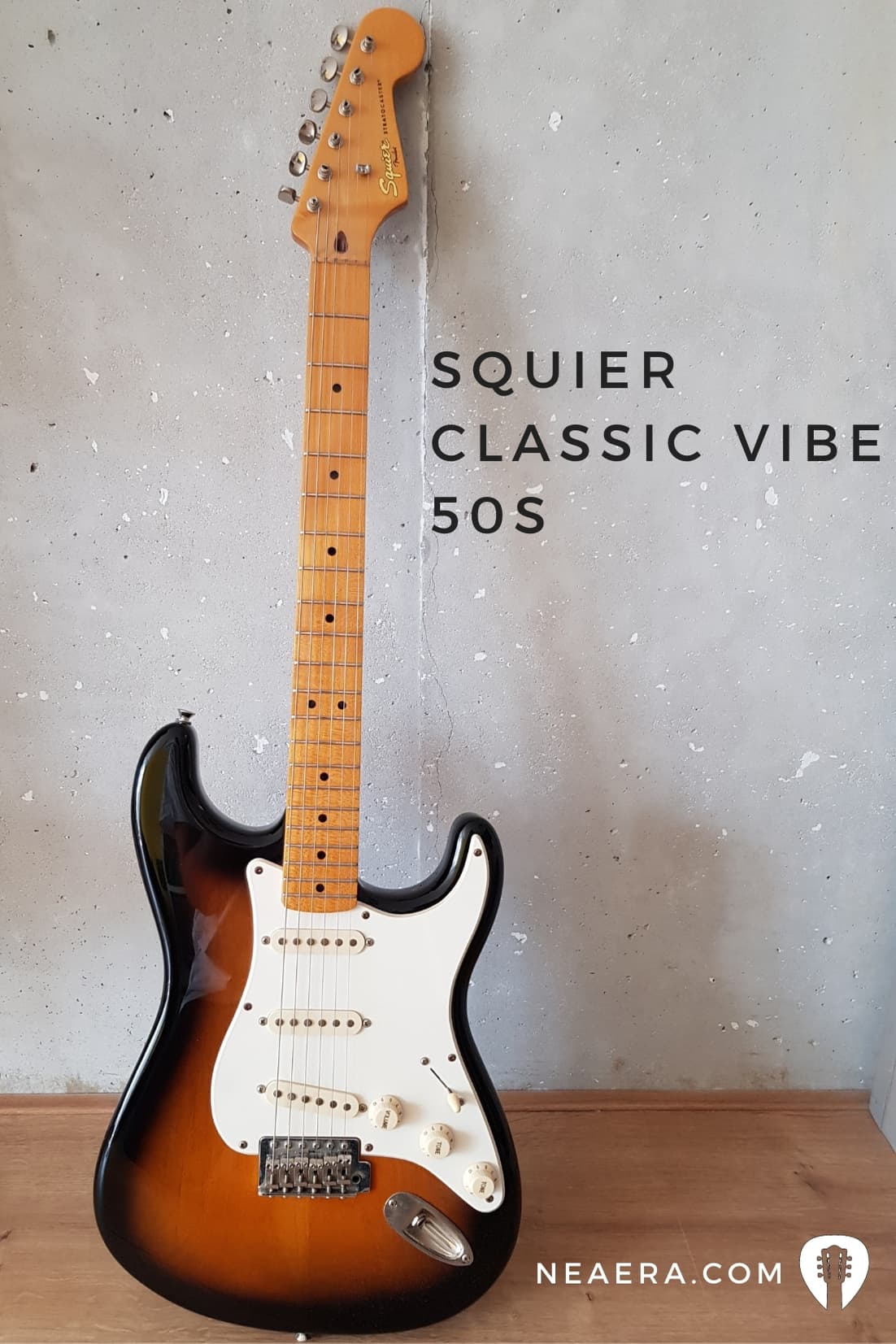 Bi tevahî çêtirîn gîtara destpêker Squier Classic Vibe '50s Stratocaster