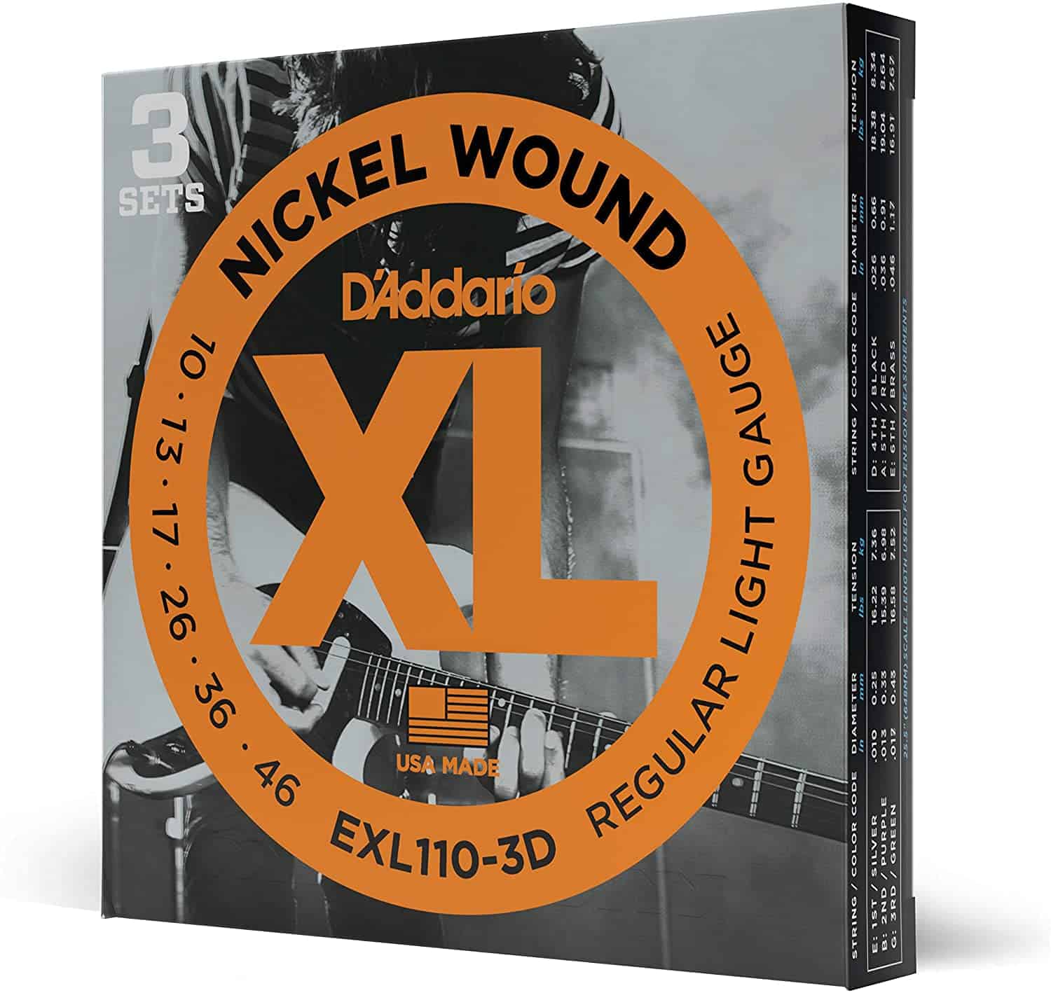 Najširi raspon: D'Addario EXL