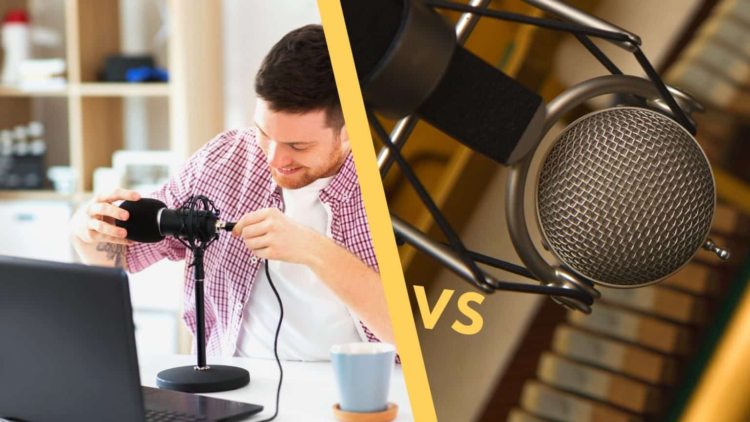Condenser Microphone vs USB [Differences Explained + Top Brands]