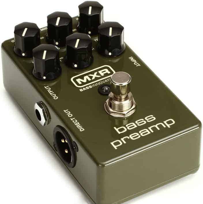 Qhov zoo tshaj plaws bass preamp pedaal: Jim Dunlop MXR M81