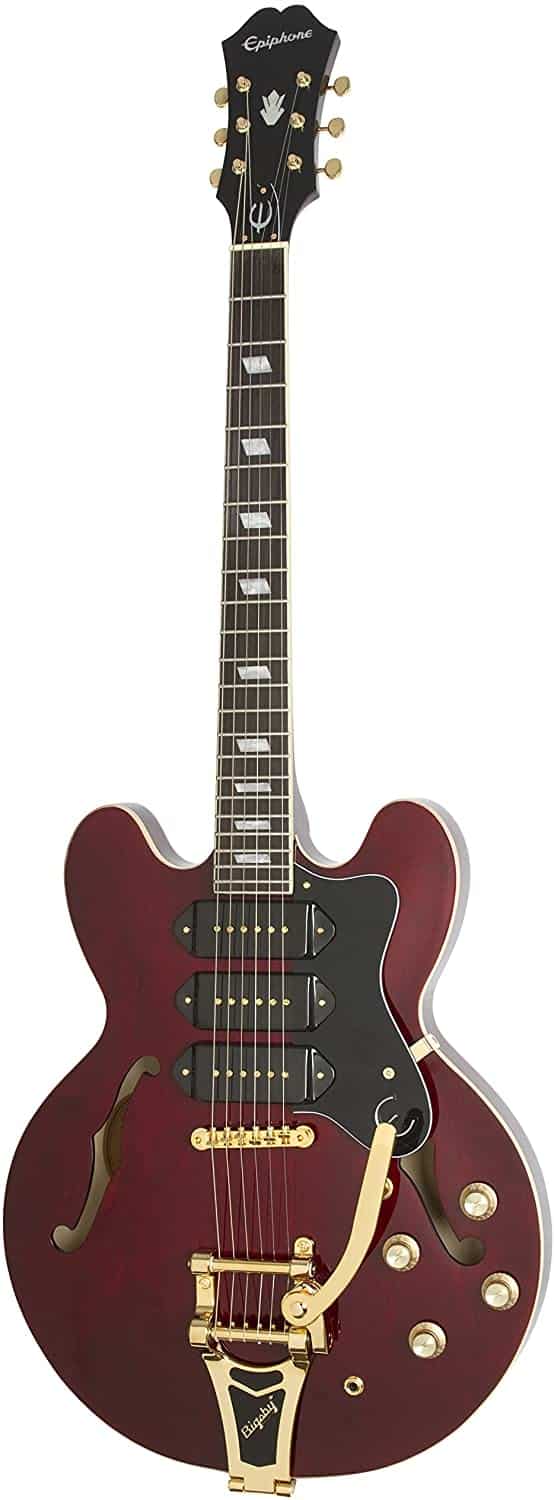 Guitarra de corpo de bordo Epiphone Riviera Custom