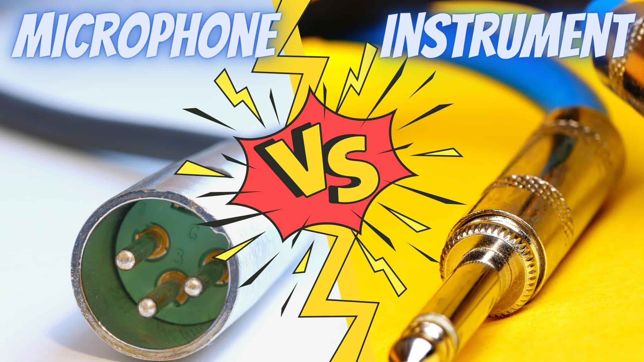 kabel micrphone vs instrumen