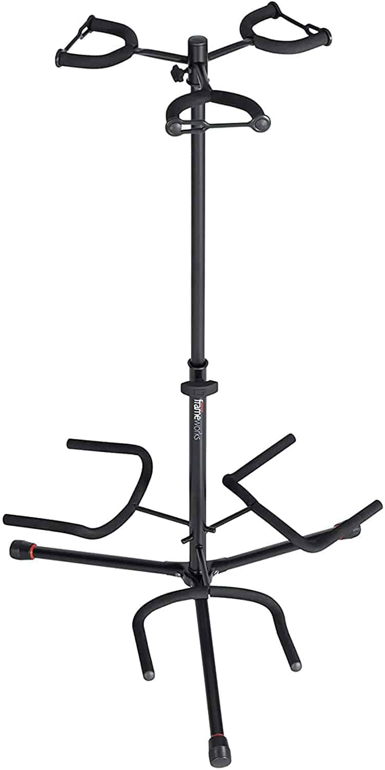 Mellor soporte de guitarra de 3 vías: Gator Frameworks Adjustable Triple GFW-GTR-3000