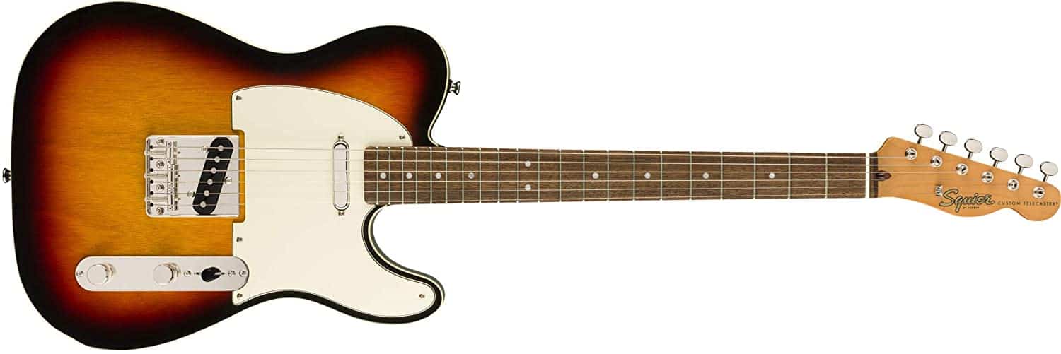 Xalq musiqasi uchun byudjetli elektro gitara va folk-rok uchun eng yaxshi elektr: Squier Classic Vibe 60 telekanali