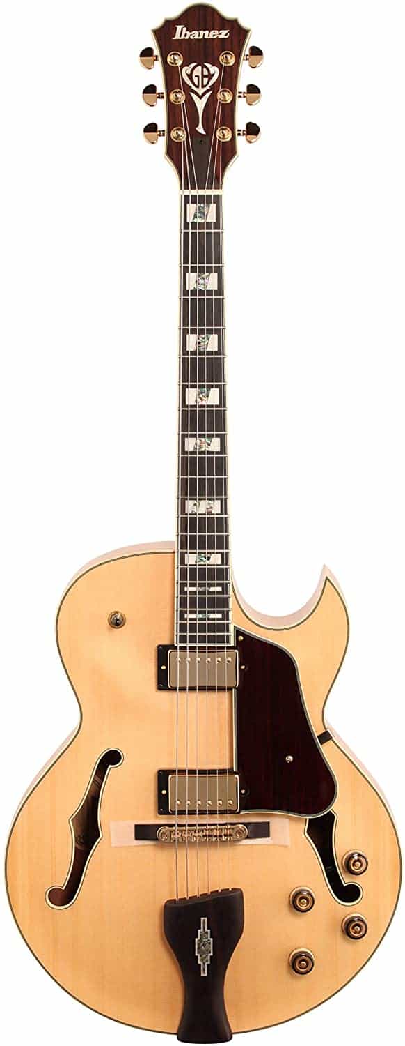 Gitâr orau ar gyfer blues a jazz- Ibanez LGB30 George Benson Hollowbody