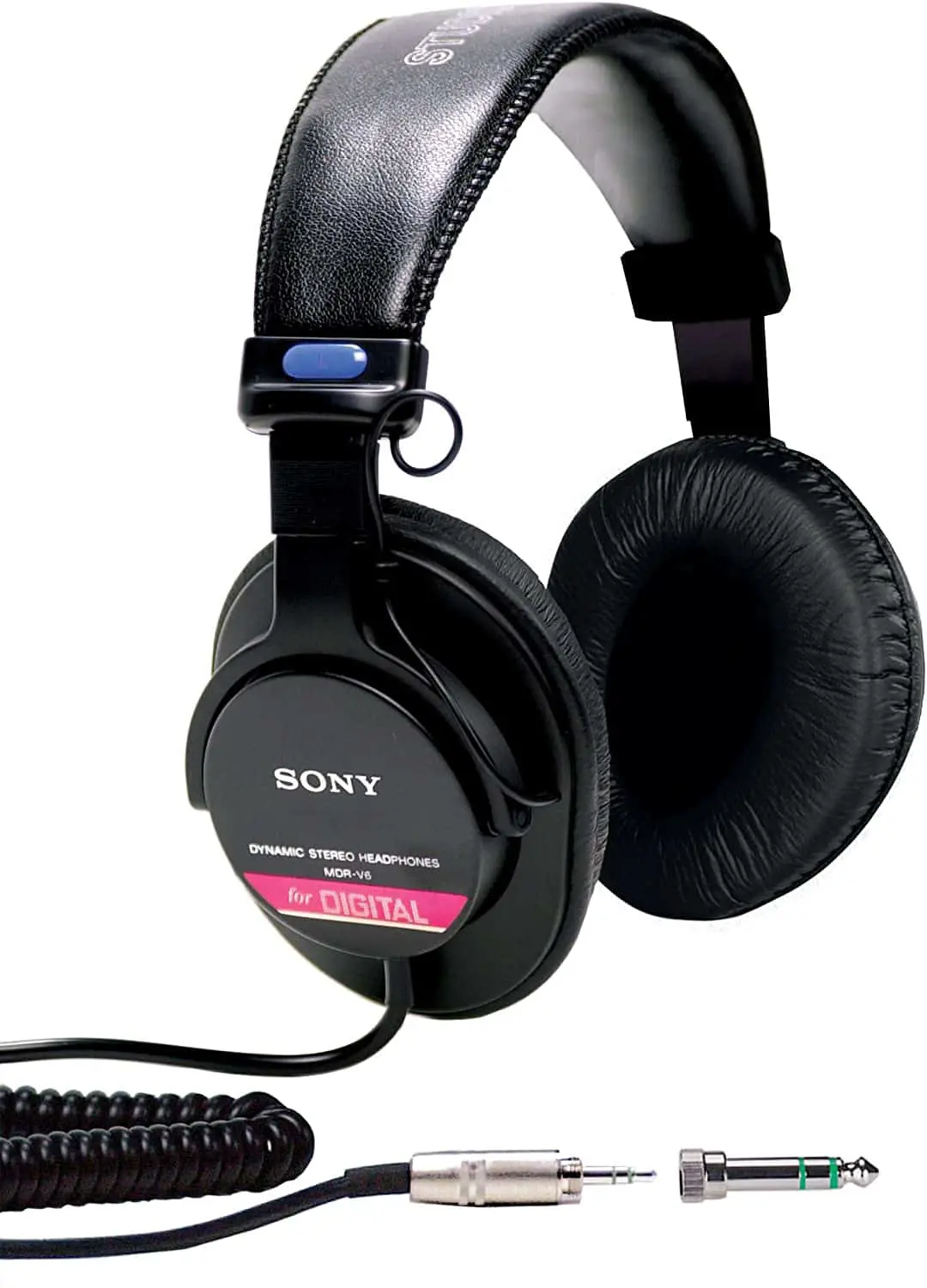 האוזניות הטובות ביותר לגיטרת בס- צג סטודיו Sony MDRV6