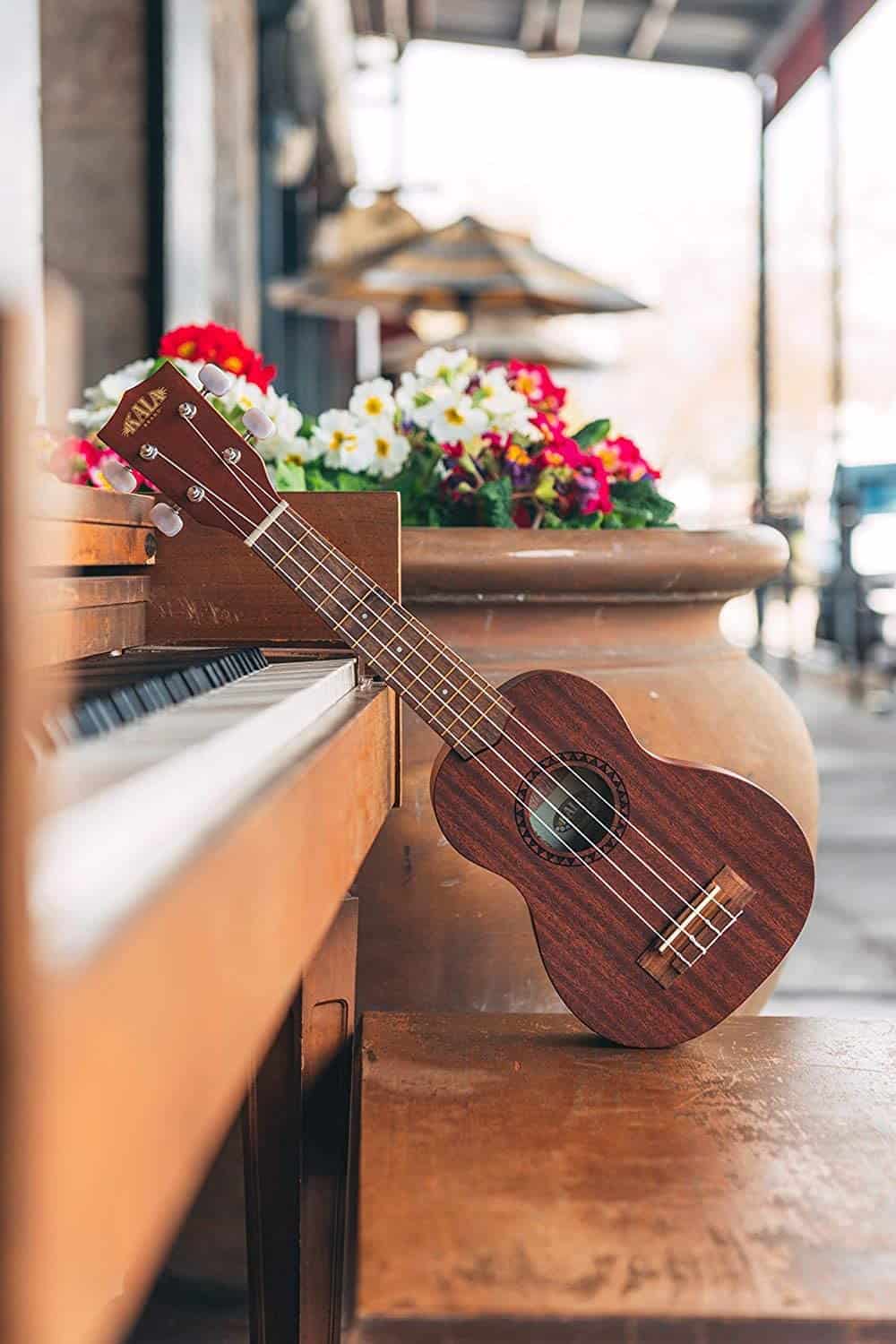 Labākā ukulele zem 100 USD: Kala KA-15S sarkankoka soprāns