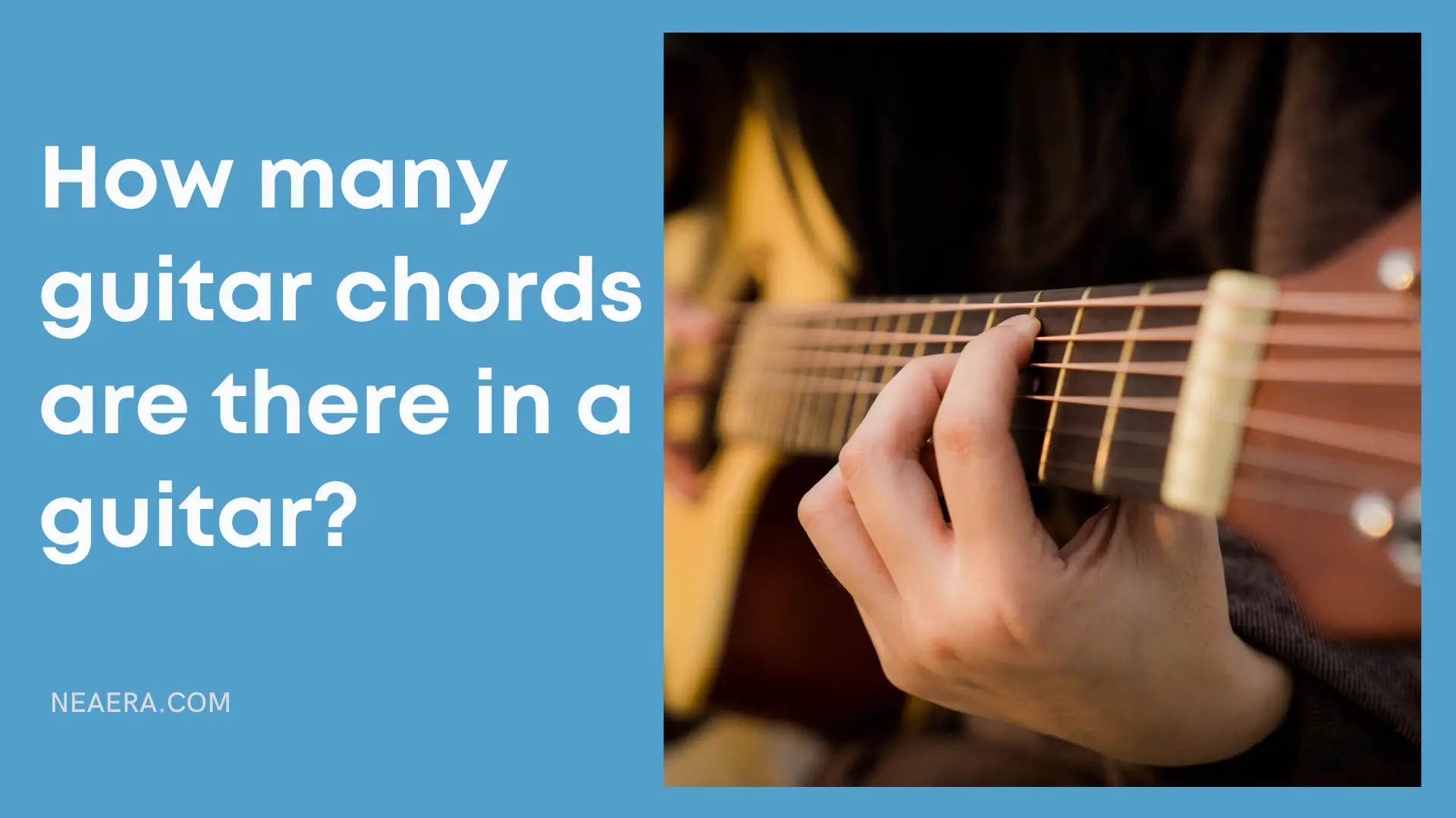 How many guitar chords are there in a guitar?