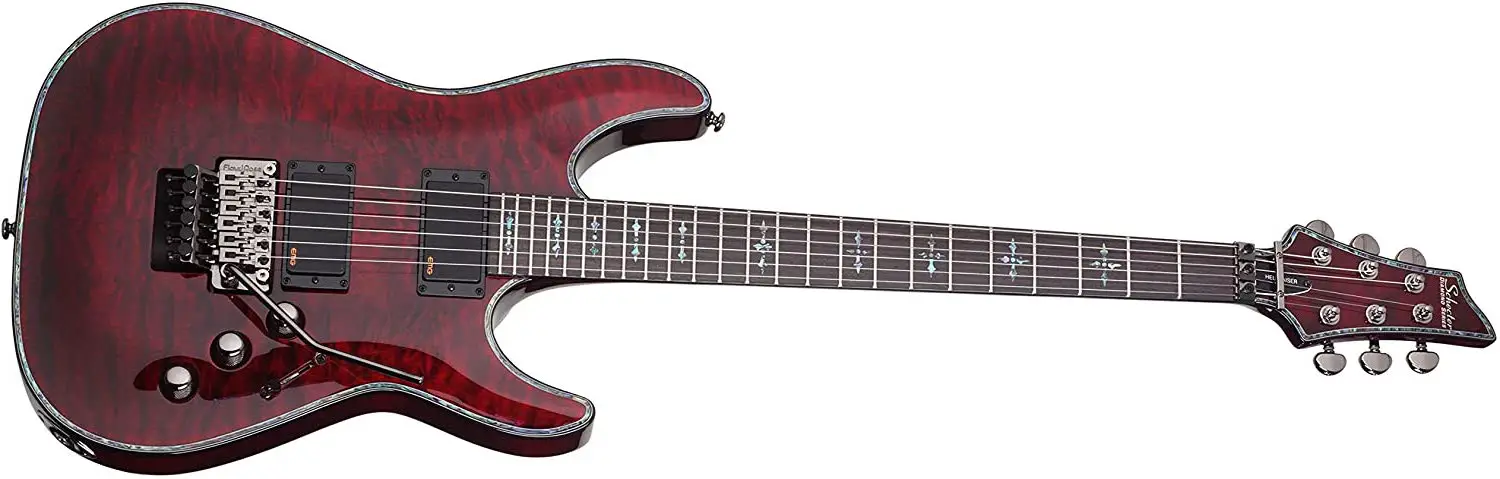 Електрогітара Schecter Hellraiser C-1 FR, Black Cherry порівняно з ESP LTD Deluxe EC-1000