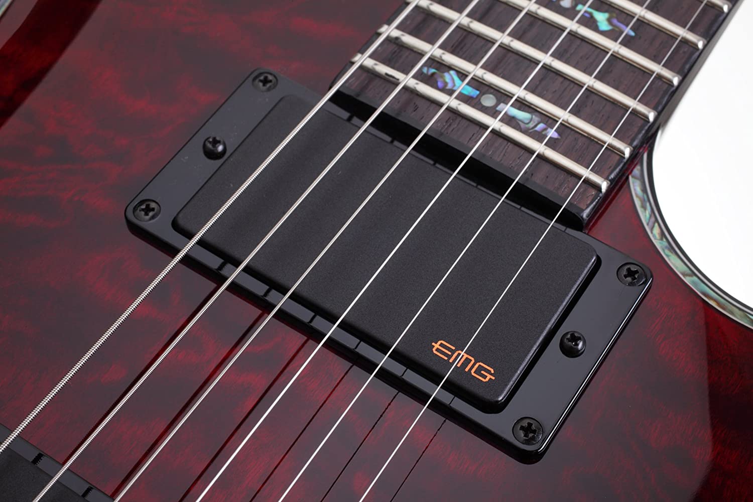 Schecter Hellraiser C nwere fretboard fretboard na nchịkọta EMG