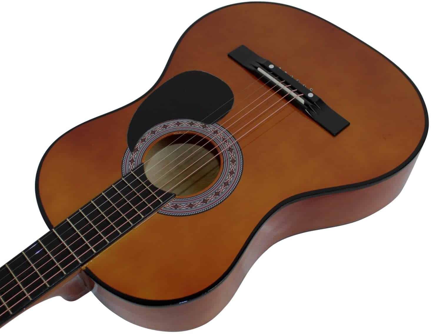 Mellor guitarra para estudantes- Paquete para principiantes YMC 38 Coffee