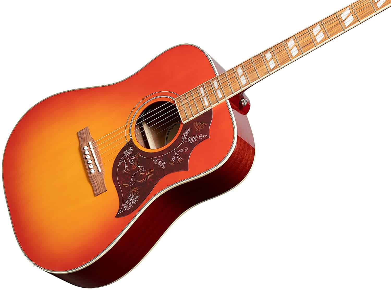 Giotár fuaimiúla Epiphone is fearr Hummingburg PRO