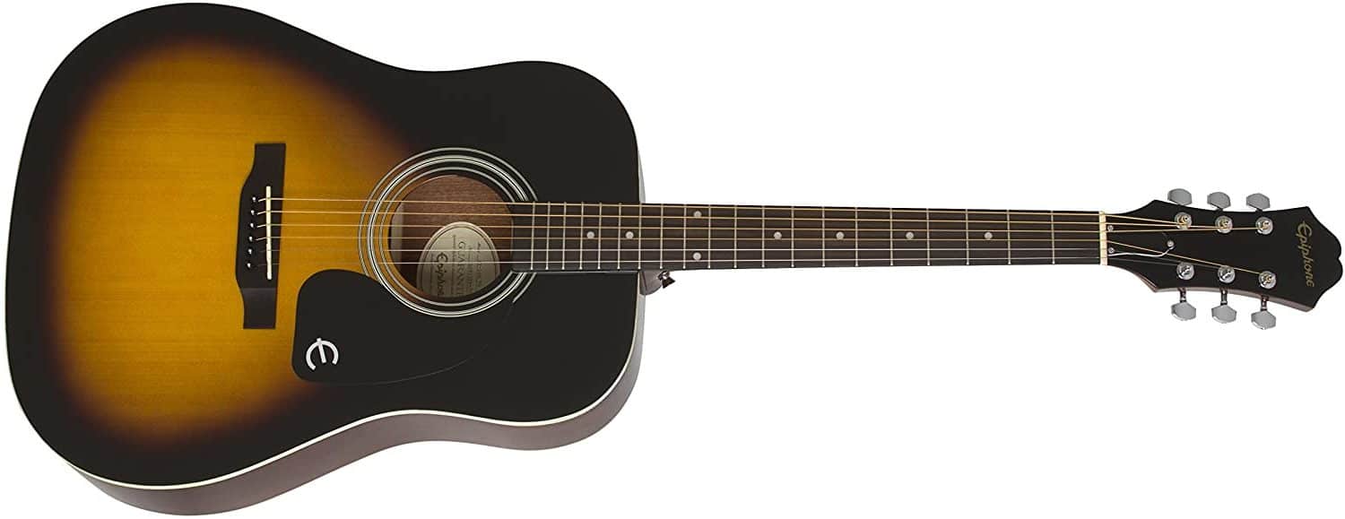 Epiphone FT-100 Acoustic Gitaarka, Vintage Sunburst