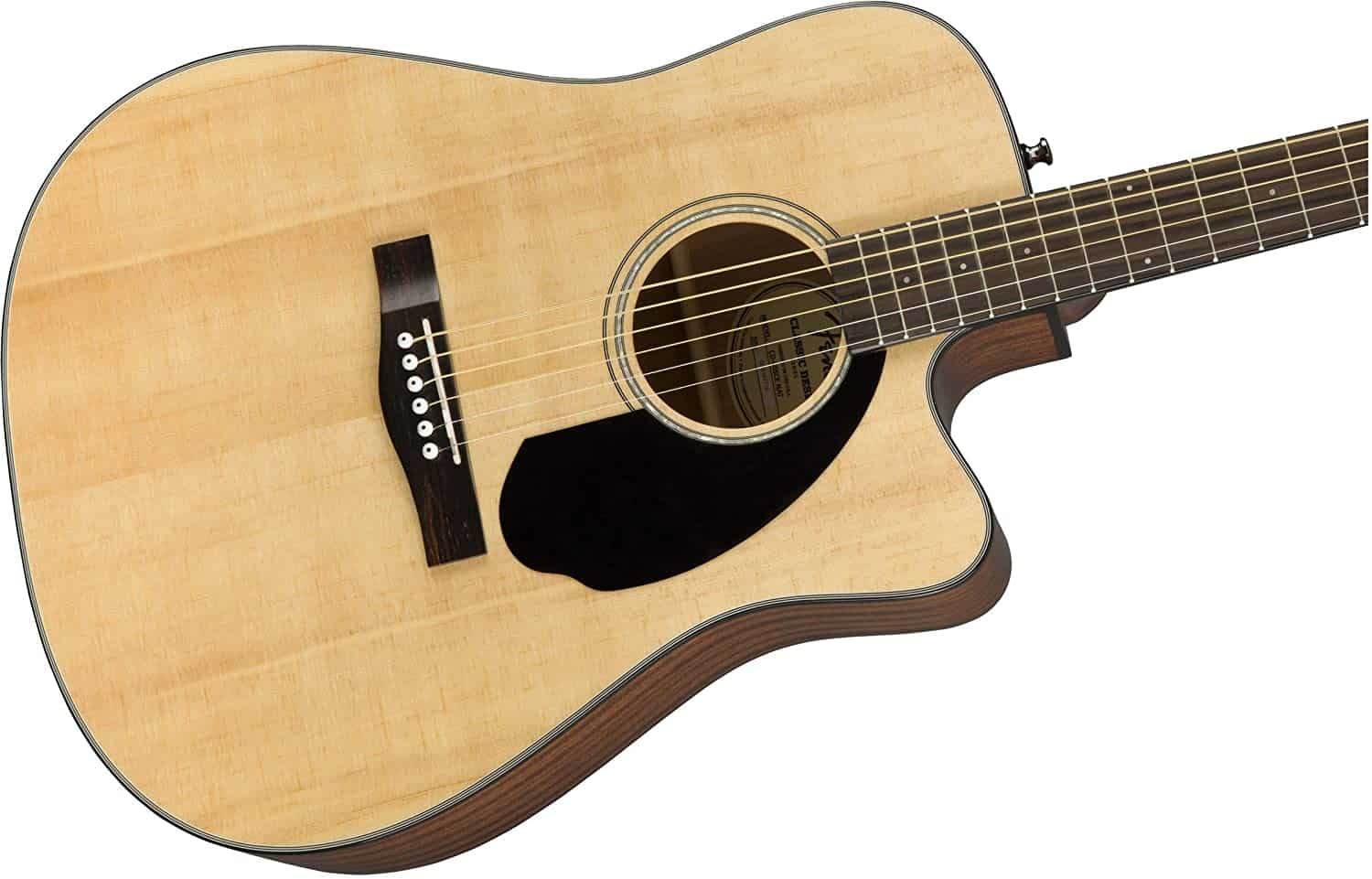 Fender CD-60SCE Dreadnought gitarra akustikoaren forma - Naturala