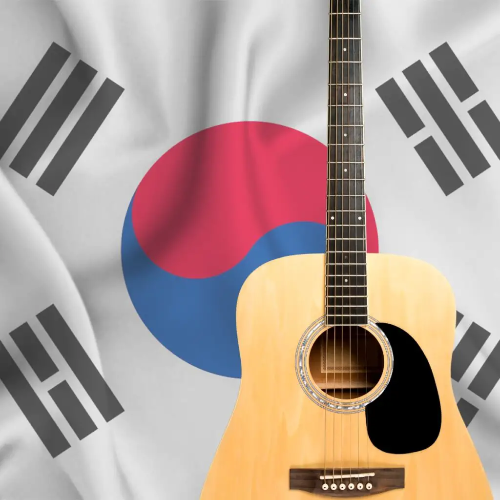 Guitar making in korea