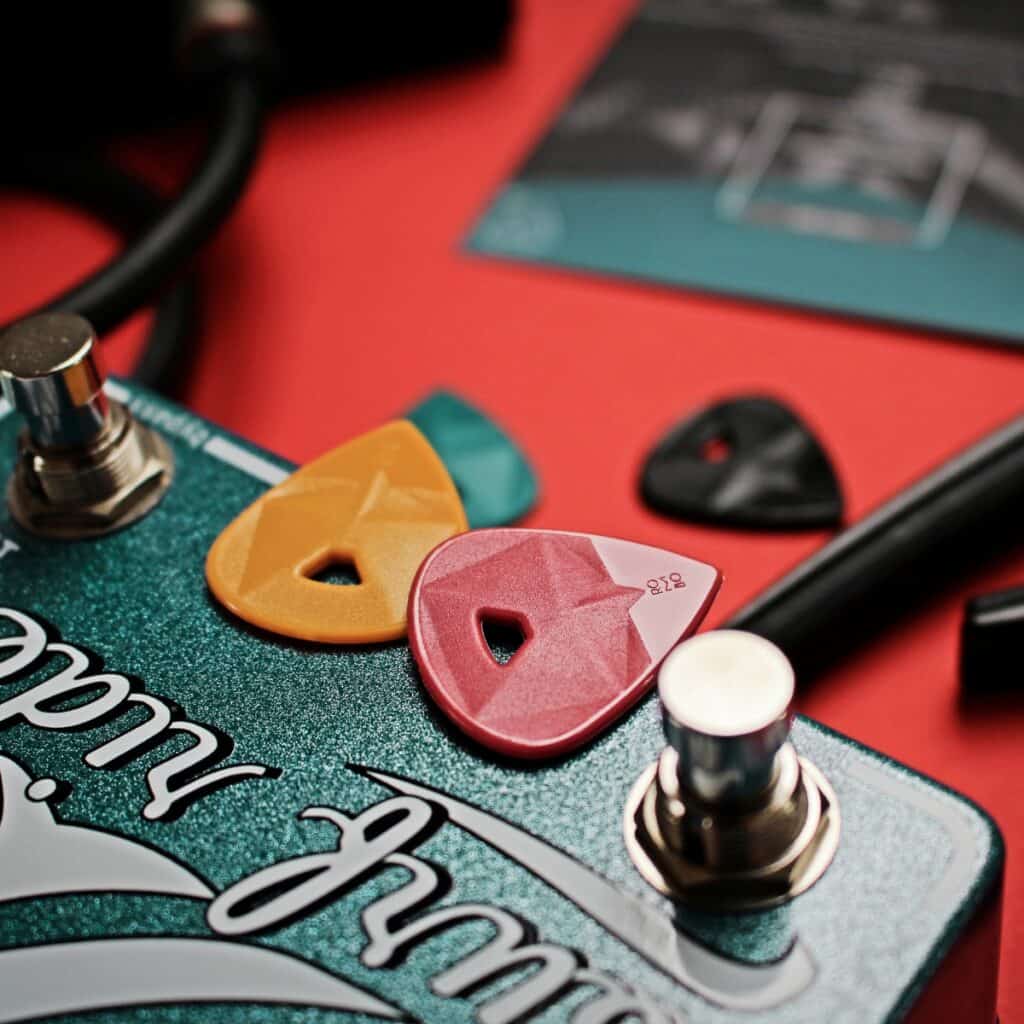 O que é um pedal de guitarra crunch