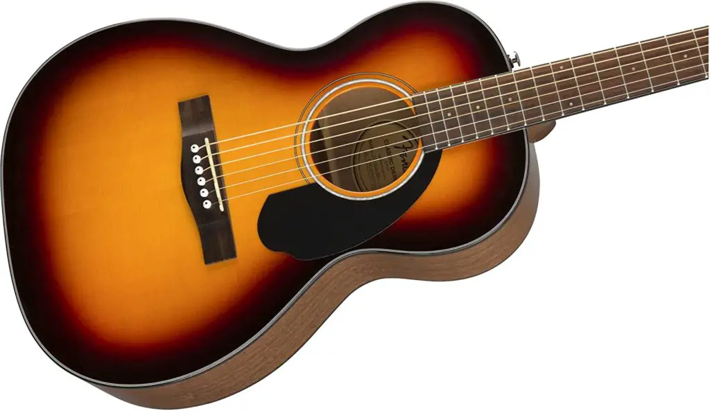Guitarra acústica Fender Parlour con diapasón de nogal