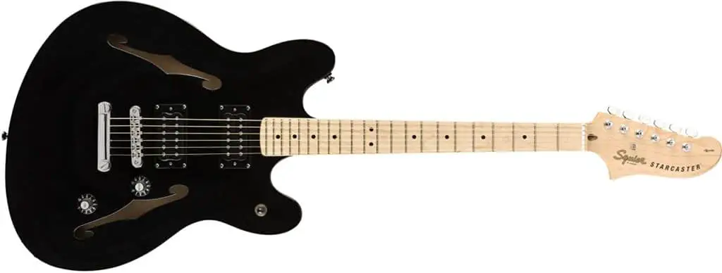 Best semi-hollow Fender guitar- Fender Squier Affinity Starcaster full