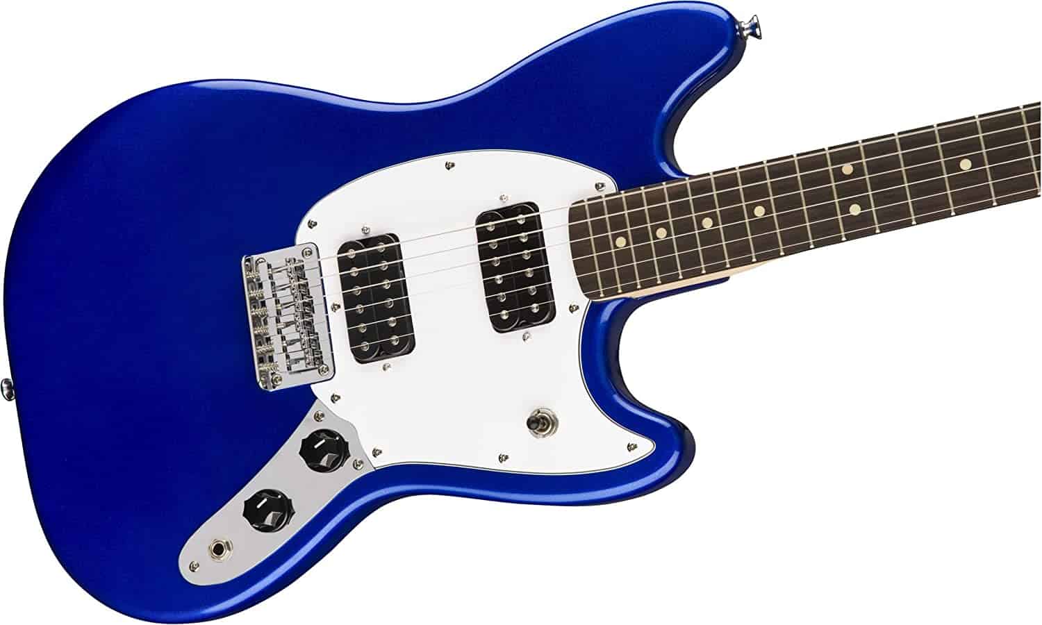 Best Squier guitar for beginners- Squier by Fender Bullet Mustang HH Short Scale