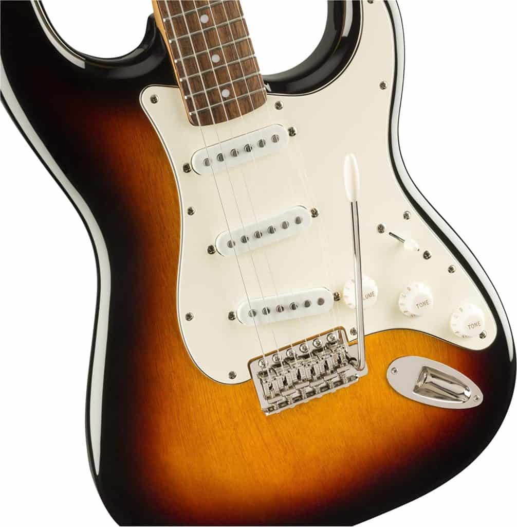 Squier Classic Vibe 60-ųjų Stratocaster – Laurel Finerboard – 3 spalvų „Sunburst“