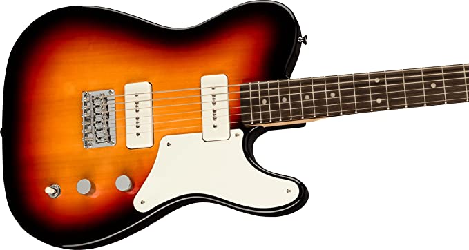 Squier deur Fender Paranormal Baritone Cabronita Telecaster, Laurel Fingerboard, Perkament Pickguard, 3-Color Sunburst