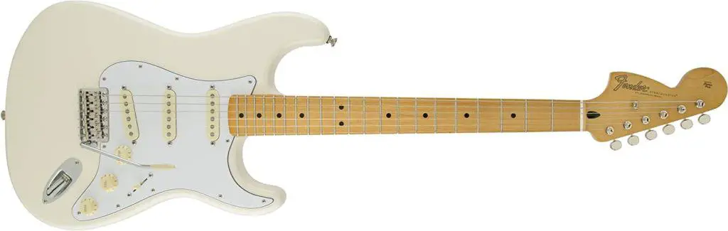 Best stratocaster for rock- Fender Jimi Hendrix Olympic White full