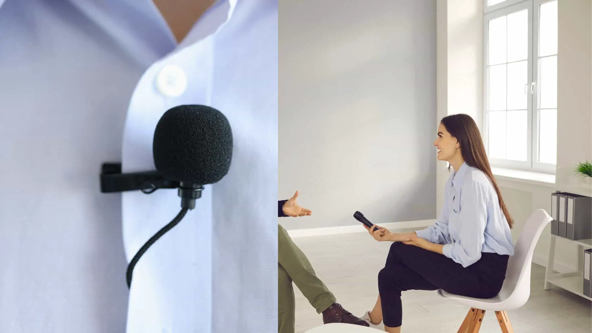 Петличний мікрофон проти портативного: що краще для співбесід?